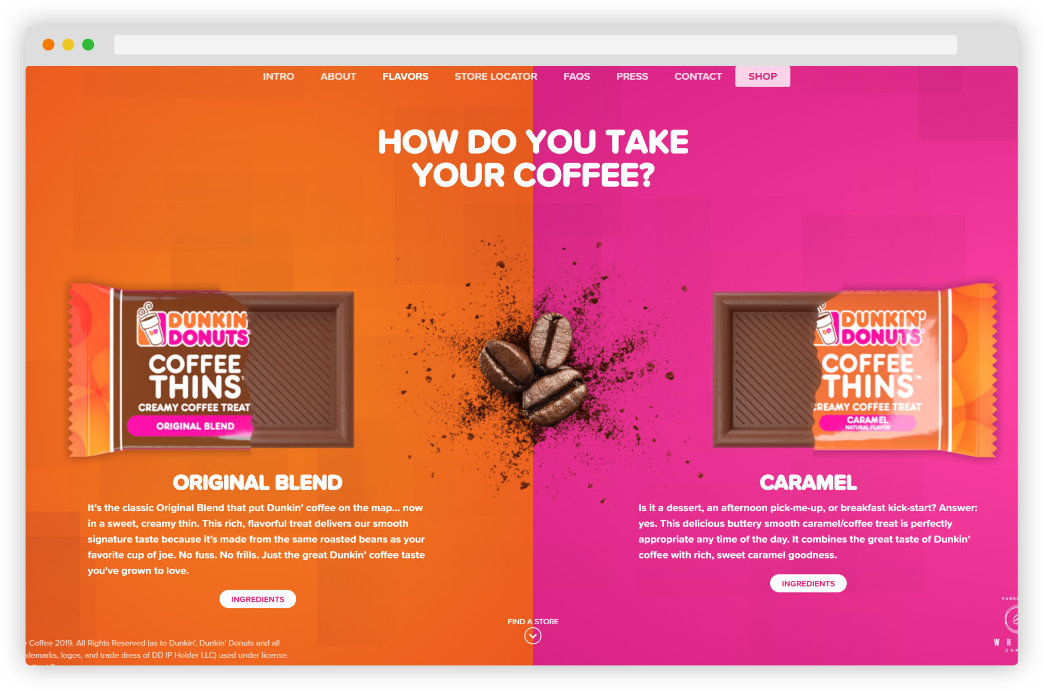 Dunkin’ Coffee Thins