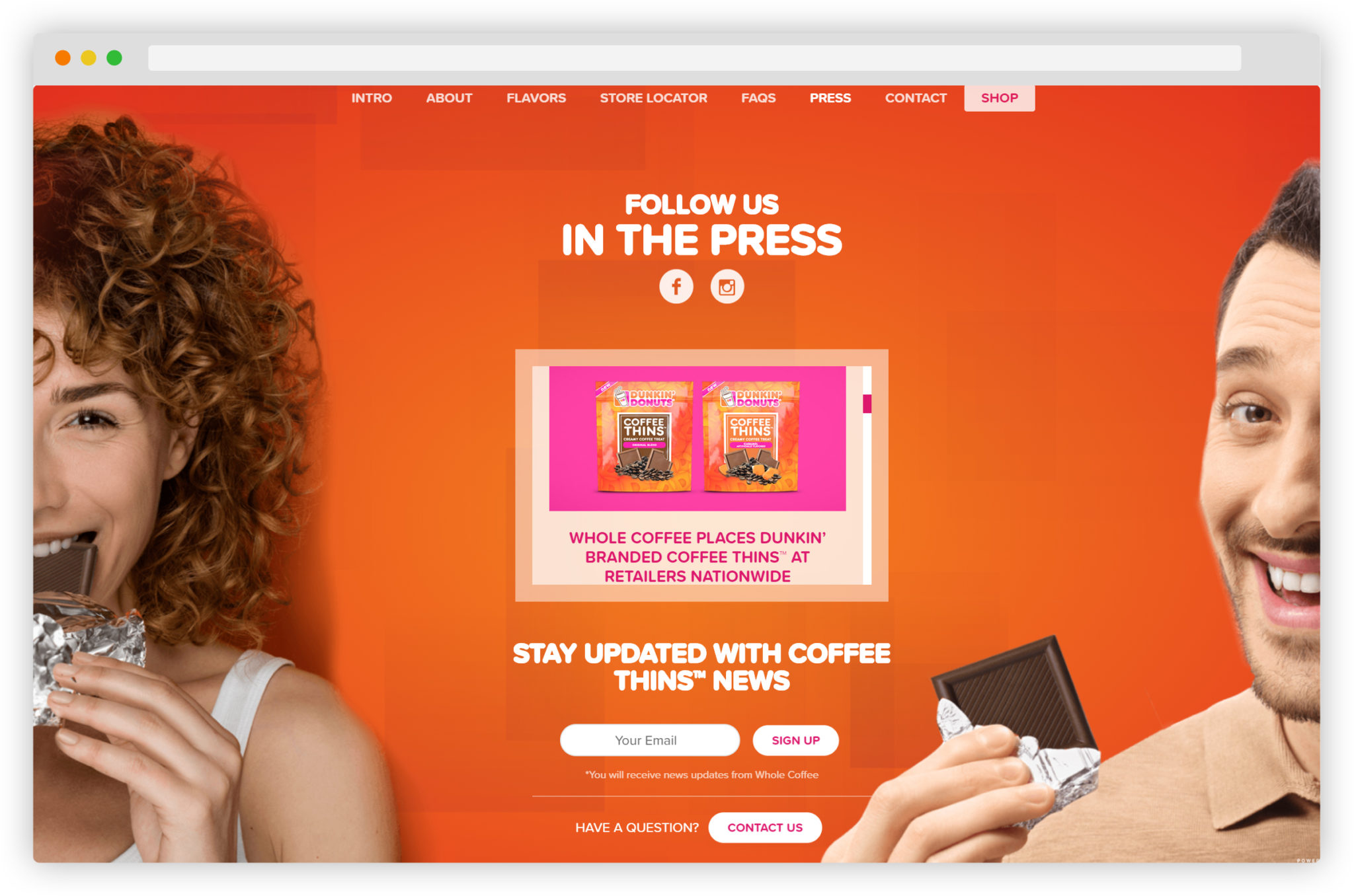 Dunkin’ Coffee Thins